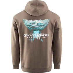 MEN'S SALMON TAILSCAPE HOODIE - OTTER HEATHER MEDIUM